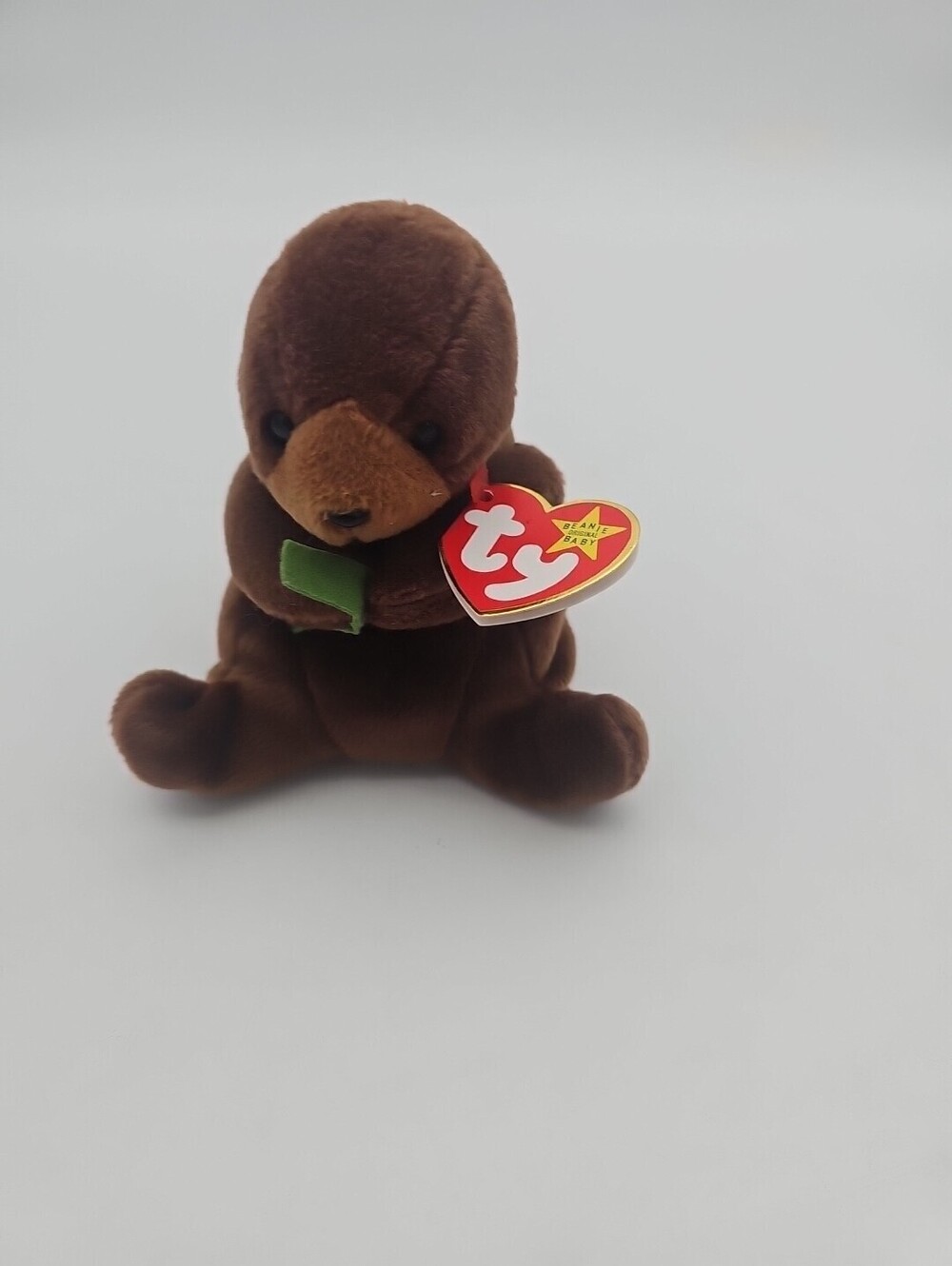 Ty Beanie Baby Babies Seaweed The Otter With Tags Style - 4080 Vintage 1996